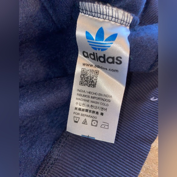 Adidas Forever Sport Navy 3 stripe full zip jacket NWOT (read description) - Picture 7 of 9